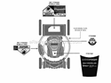 Page B Diagram and Parts List for 12AKD3K9095 2012 MTD Lawn Mower