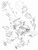Page H Diagram and Parts List for 12AVB2M7004 2011 MTD Lawn Mower