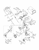 Part Location Diagram of 731-08804 MTD Control Lever Right Hand
