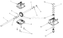 Part Location Diagram of 711-1388 Husky Output Shaft