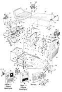 Page E Diagram and Parts List for 130-311D151 1990 MTD Lawn Tractor