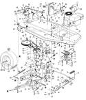 Page G Diagram and Parts List for 130-313D000 1990 MTD Lawn Tractor