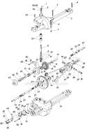 Page C Diagram and Parts List for 130-316D118 1990 MTD Lawn Tractor