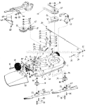 Page A Diagram and Parts List for 130-530D009 1990 MTD Lawn Tractor