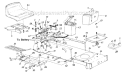 Page B Diagram and Parts List for 130-606-722 1990 MTD Lawn Tractor