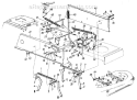 Page C Diagram and Parts List for 130-609-205 1990 MTD Lawn Tractor