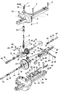 Page G Diagram and Parts List for 130-650-196 1990 MTD Lawn Tractor