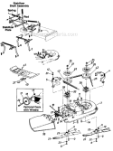 Page A Diagram and Parts List for 130-652F057 1990 MTD Lawn Tractor