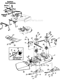 Page A Diagram and Parts List for 130-653G103 1990 MTD Lawn Tractor