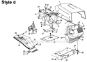 Page A Diagram and Parts List for 130-660-206 1990 MTD Lawn Tractor