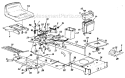 Page D Diagram and Parts List for 130-680-704 1990 MTD Lawn Tractor