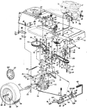 Page C Diagram and Parts List for 130-689G000 1990 MTD Lawn Tractor