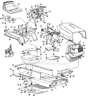 Page C Diagram and Parts List for 130-800-026 1990 MTD Lawn Tractor