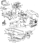 Page C Diagram and Parts List for 130-800H009 1990 MTD Lawn Tractor