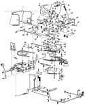 Page E Diagram and Parts List for 130-800H009 1990 MTD Lawn Tractor