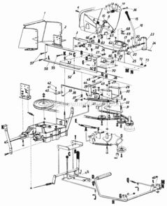 Page D Diagram and Parts List for 130-803H000 1990 MTD Lawn Tractor