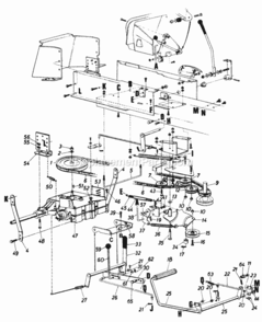 Page E Diagram and Parts List for 130-803H000 1990 MTD Lawn Tractor