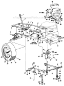 Page F Diagram and Parts List for 130-804-754 1990 MTD Lawn Tractor
