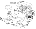 Part Location Diagram of 17223-0637 MTD Light Bracket
