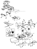 Page A Diagram and Parts List for 130659F 1990 MTD Lawn Tractor