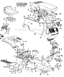 Part Location Diagram of 731-0959 MTD Dash Panel