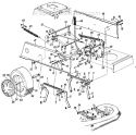 Part Location Diagram of 17820 MTD Deck Spring Brkt.