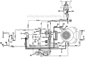 Page B Diagram and Parts List for 130734G 1990 MTD Lawn Tractor
