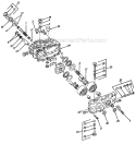 Page C Diagram and Parts List for 130734G 1990 MTD Lawn Tractor