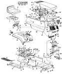 Page D Diagram and Parts List for 130734G 1990 MTD Lawn Tractor