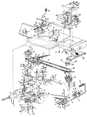 Page E Diagram and Parts List for 130734G 1990 MTD Lawn Tractor