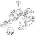 Part Location Diagram of 717-1270 MTD U-Joint