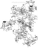 Part Location Diagram of 17794 MTD Brake Rod Ass'y.