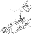 Part Location Diagram of 717-1228 MTD Input Bearing Housing