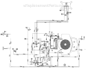 Part Location Diagram of 725-1483 MTD Wire Harness