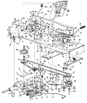 Part Location Diagram of 16940 MTD Speed Selector Handle Brkt.