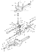 Page G Diagram and Parts List for 131-432F033 1991 MTD Lawn Tractor