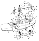 Page B Diagram and Parts List for 131-446-000 1991 MTD Lawn Tractor