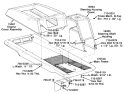 Part Location Diagram of 17672A MTD Main Frame