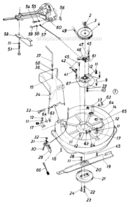 Page A Diagram and Parts List for 131-510-000 Deck C 1991 MTD Lawn Tractor