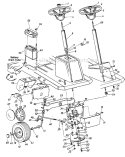 Part Location Diagram of 734-1610 MTD Hub Gap - Beige