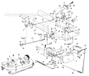 Page G Diagram and Parts List for 131-521-002 1991 MTD Lawn Tractor