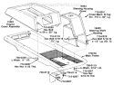 Page B Diagram and Parts List for 131-530-131 1991 MTD Lawn Tractor