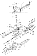 Page I Diagram and Parts List for 131-551-715 1991 MTD Lawn Tractor