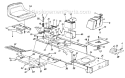 Page G Diagram and Parts List for 131-652F019 Single Cylinder -1991 MTD Lawn Tractor