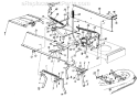 Page C Diagram and Parts List for 131-659F000 Single Cylinder -1991 MTD Lawn Tractor