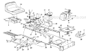 Page H Diagram and Parts List for 131-663F000 Single Cylinder -1991 MTD Lawn Tractor