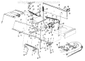 Page E Diagram and Parts List for 131-689G019 1991 MTD Lawn Tractor