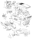 Page B Diagram and Parts List for 131-809-000 1991 MTD Lawn Tractor