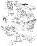Page B Diagram and Parts List for 131-809H033 72771 -1991 MTD Lawn Tractor