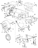 Page E Diagram and Parts List for 131-809H033 72771 -1991 MTD Lawn Tractor